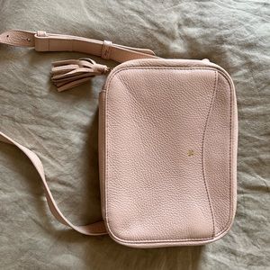 Cuyana Mini Tassel Camera Bag, blush
